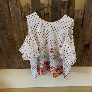 Polka Dot Blouse XL